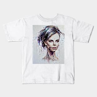 Painterly Charlize Kids T-Shirt